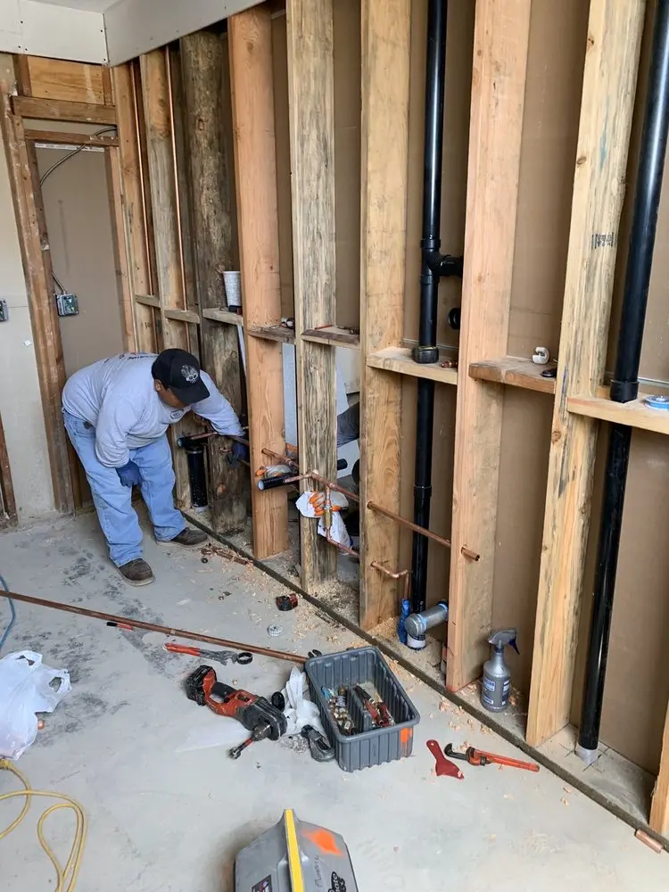 Commercial rough-in plumbing for Trenchless Sewer Repair in Seekonk
